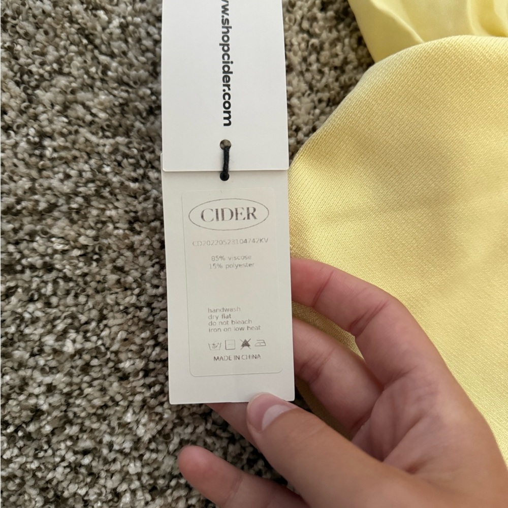 Cider Sunny Yellow Garment